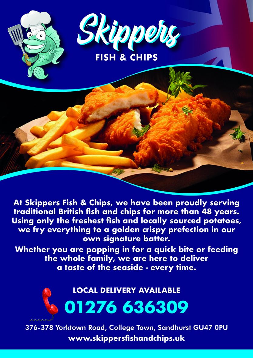 Skippers Fish & Chips Advertisement